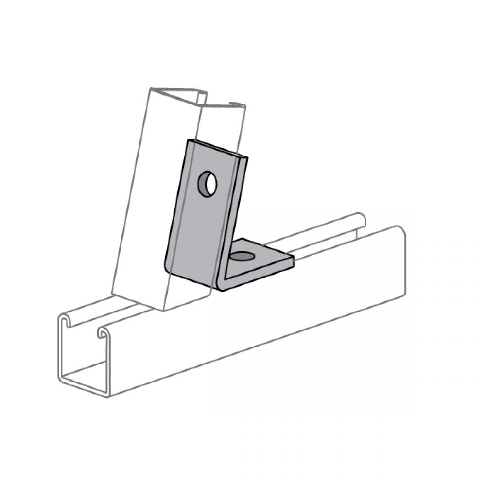 CONNECTOR ANGLE CLOSED 2 3-1/8IN 1-5/8IN