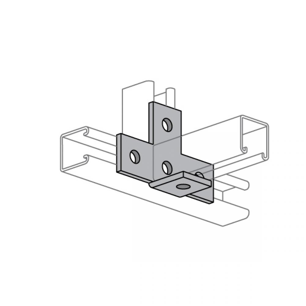 CONNECTOR ANGLE P CROSS 5 3-1/2IN 1-5/8