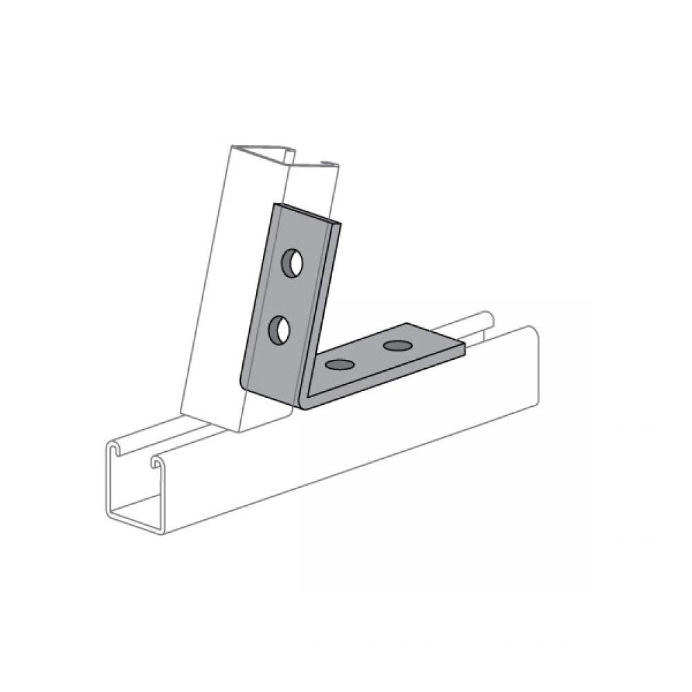 CONNECTOR ANGLE CLOSED 4 4-3/8IN 1-5/8IN