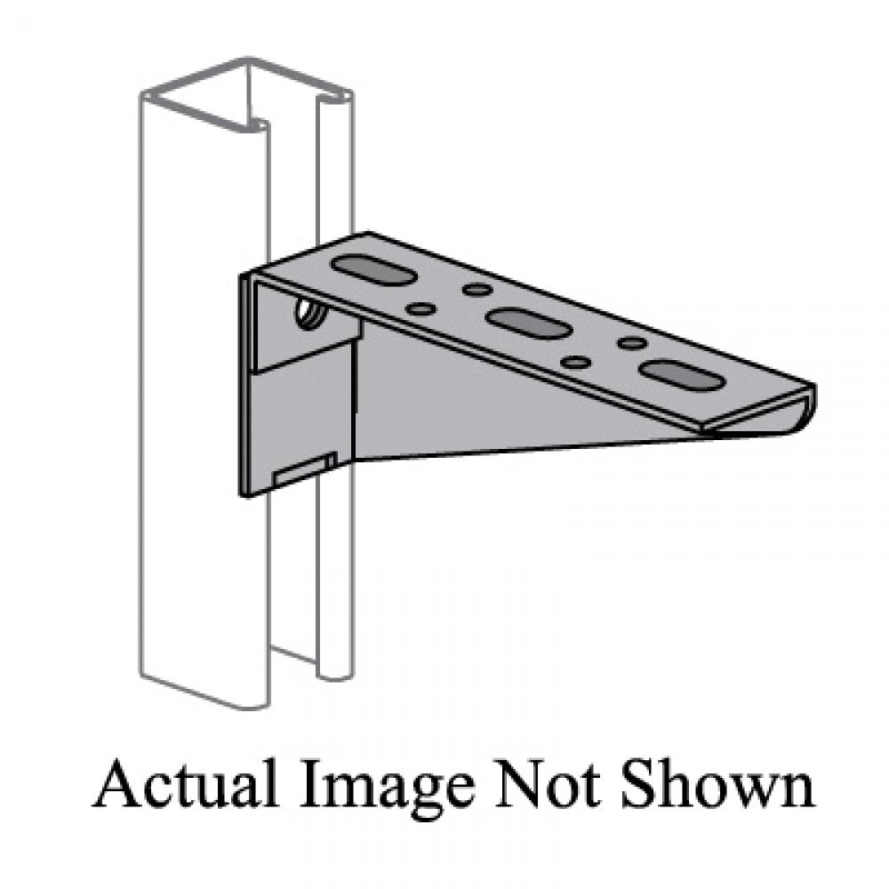 BRACKET SHELF 16IN 1-5/8IN 1/4IN STL RH