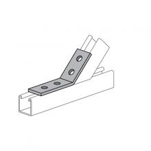 Atkore PS-781-60-DEG-EG - CONNECTOR ANGLE OPEN 4 1-5/8IN 60DEG STL