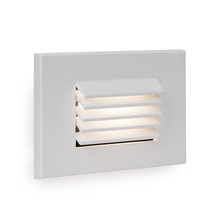 WAC US 4051-AMWT - LED Low Voltage Horizontal Louvered Step and Wall Light