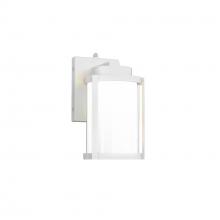 WAC US WS-W250110-CS-WT - Lantern 10" LED WALL SCONCE 5CCT WT