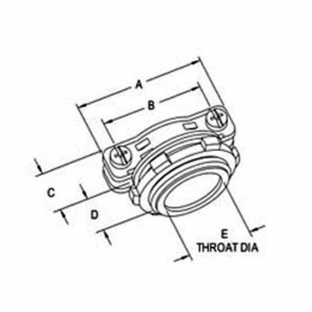 Bridgeport Fittings 684DCI2