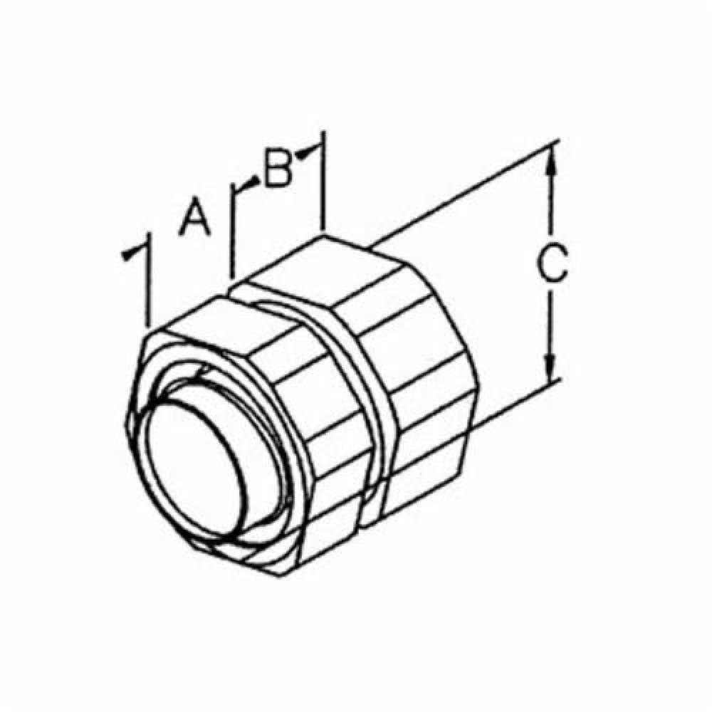 Bridgeport Fittings 4372LT