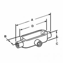 Bridgeport Fittings T-44 - Bridgeport Fittings T44