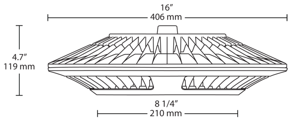 RAB Lighting FSLEDV3YB/277/TL